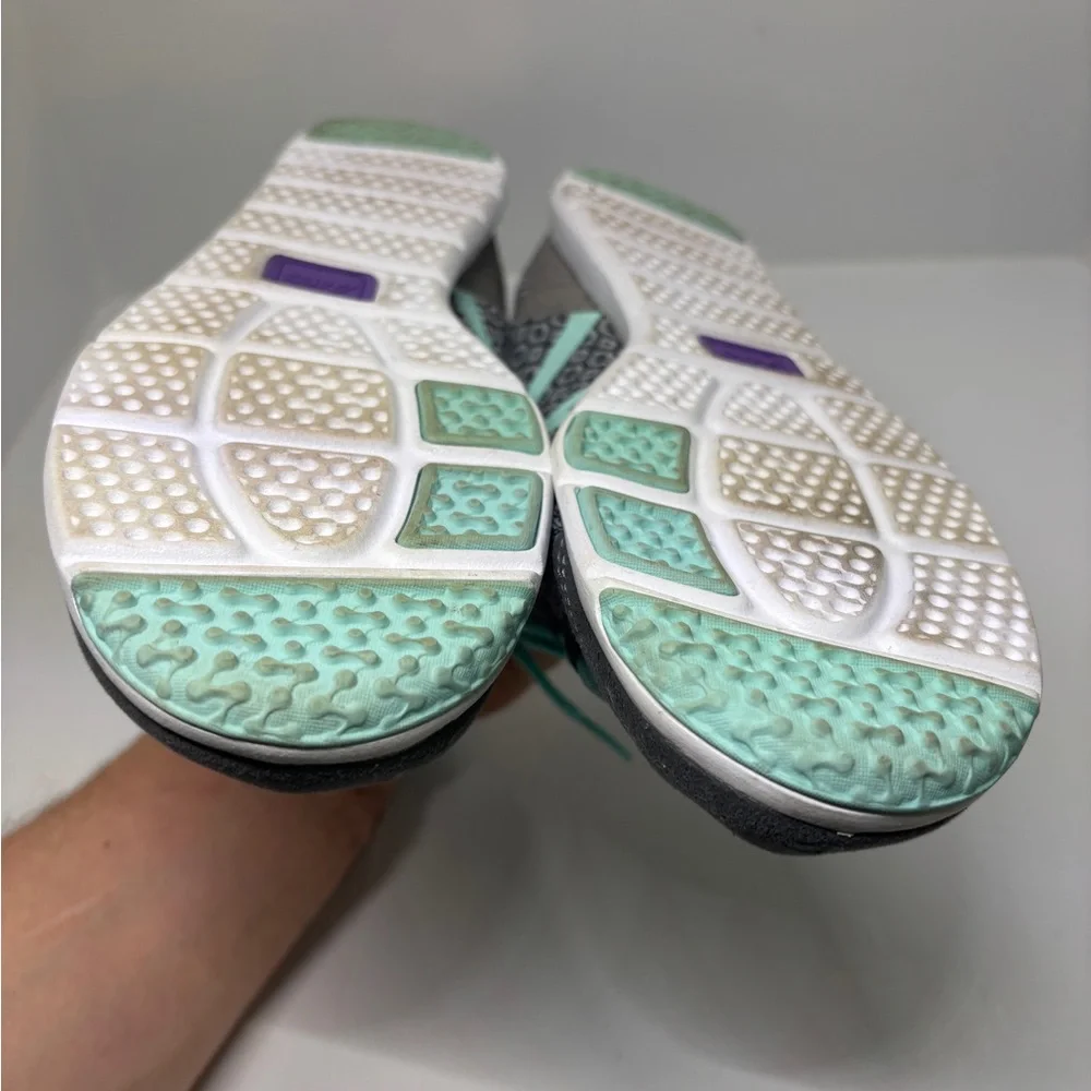 ASICS MetroLyte Women’s Size 10 Gray Teal Purple Running Sneakers Q481N Lightwei - Picture 9 of 15